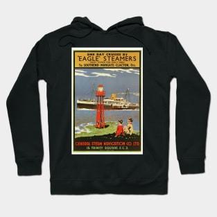 Eagle Steamers UK Vintage Poster 1935 Hoodie